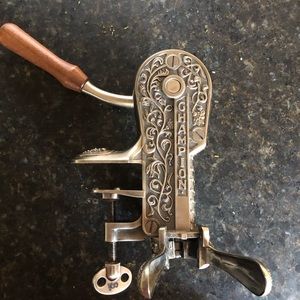 Champion 1897 Wine Opener Pewter Counter Mount Wine Opener